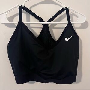Nike Dri-Fit Indy Sports Bra 2X Logo Black Plus Size